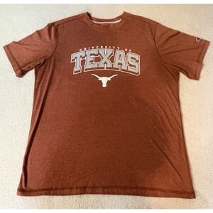 UT University Texas Longhorns T-Shirt Size XL Orange Football Casual Champion